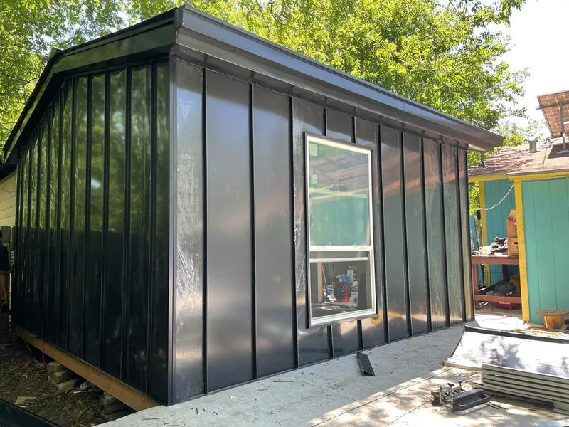 Black standing seam metal wall panels for Metal Roof Installation in Meridianville